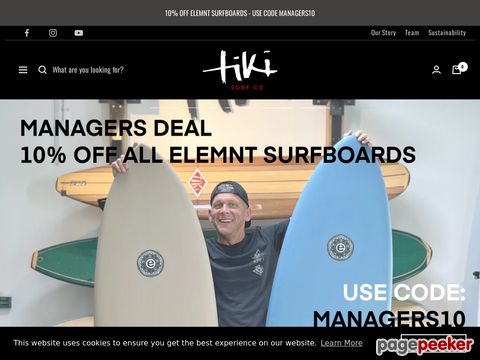 tikisurf.co.uk - Surfboards - Wetsuits - Surf Hardware - SUPs - Bodyboards
