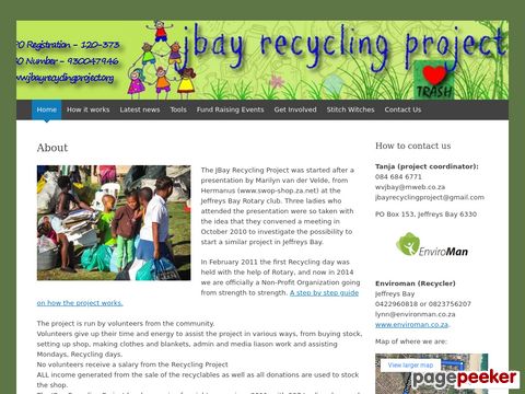 JBay Recycling Project (Jeffreys Bay - South Africa)
