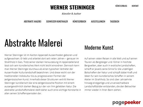 <mark class=searchhighlight>Werner</mark> <mark class=searchhighlight>Steininger</mark> Kunstmaler