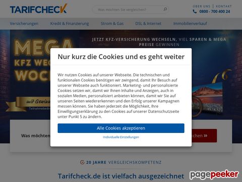 Tarifcheck24.com - Finanzportal mit kostenlosen Versicherungsvergleichen