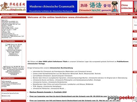 chinabooks.ch - Shop für chinesische Bücher & DVDs