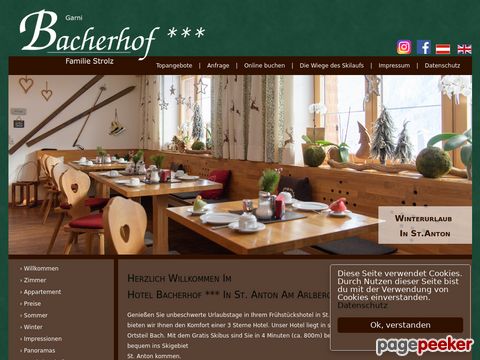 Hotel Bacherhof in St Anton am Arlberg (sehr Preiswert)