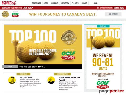 Golf Canada-SCOREGolf