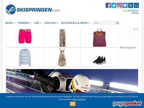 Skispringen.com - Informationsplattform zum Thema Skispringen