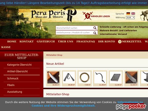 Pera-Peris Mittelalter Shop