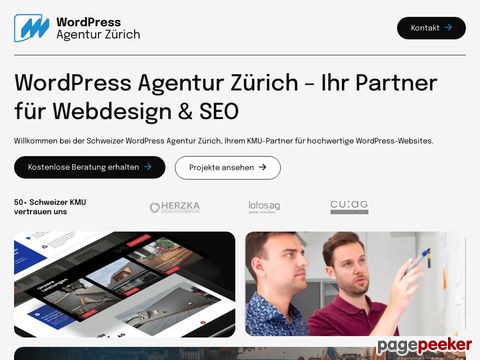 WordPress Agentur Zürich - Ihr KMU Partner für WordPress