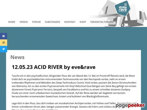 Eve & Rave Schweiz - szenenahe Organisation für einen risikobewussten und selbstverantwortlichen Umgang mit Drogen
