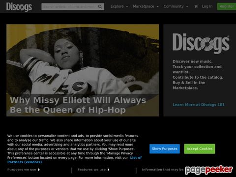 Discogs.com - Online-Datenbank für Diskografien und Musiker
