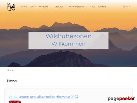 wildruhezonen.ch - Wildruhezonen Schweiz