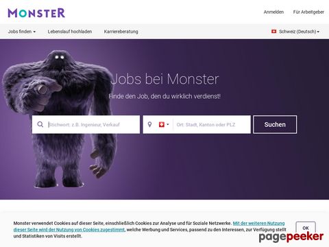 monster.ch - Die grösste Jobsuchmaschine der Welt!