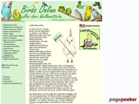 birds-online.de - Birds Online - alles über Wellensittiche