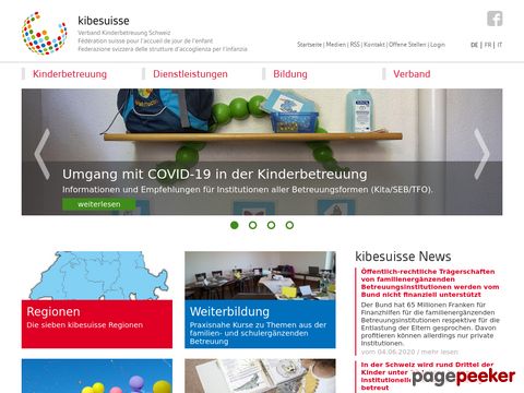 tagesfamilien.ch - Kinderbetreuung in Tagesfamilien - Adressen und Informationen (Schweiz)