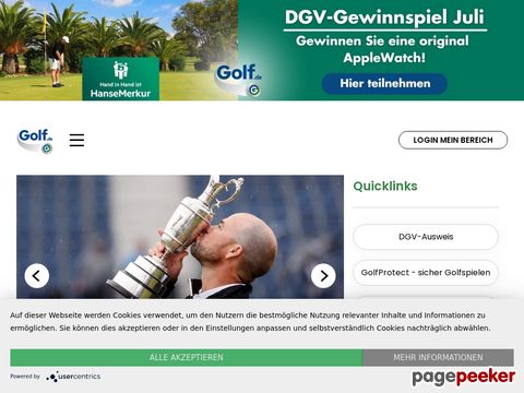 golf.de - Die grösste deutschsprachige Golfsport-Website