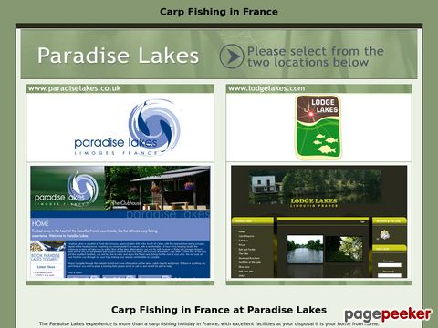 paradiselakes.co.uk - Kingfisher Lakes & Ladge Lakes