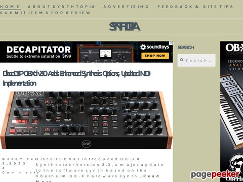 Synthtopia - Portal devoted to electronic music