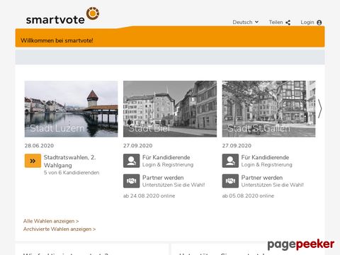 smartvote.ch - Smartvote und KandiDatenbank - Tools für die Wahlen !
