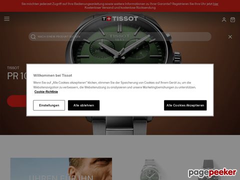 Tissot Swiss watches since 1853