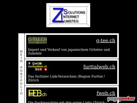Zumsteg Internet Solutions --> Web-Portfolio