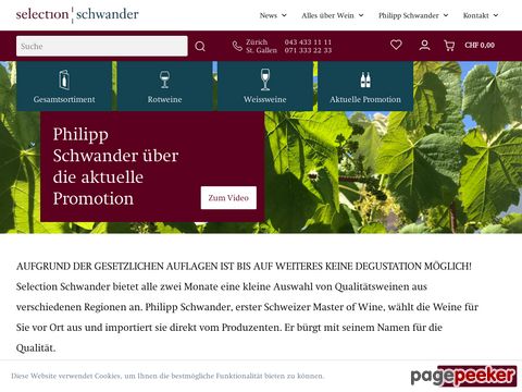 selection-schwander.ch - Ausgesuchte Weine vom einzigen Schweizer Master of Wine