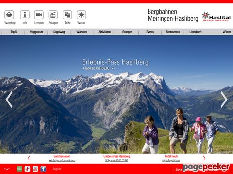 Bergbahnen Meiringen-Hasliberg (BE)