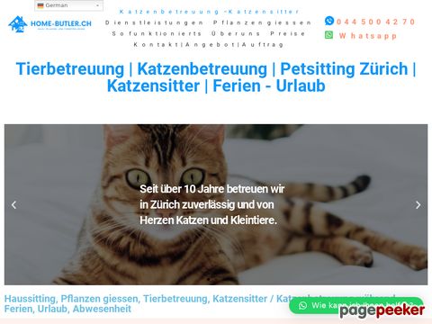 home-butler.ch - Tierbetreuung | Katzenbetreuung | Petsitting Zürich