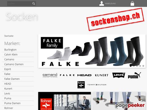 sockenshop.ch - Sockenshop by Underwear-Shop Schweiz