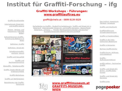 graffitieuropa.org - Graffiti - Forschung - Europa