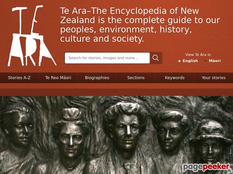 Te Ara - Encyclopedia of New Zealand