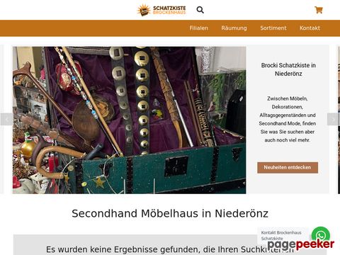 Brockenhaus Schatzkiste Niederönz - Secondhand Möbel