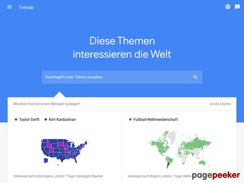 Google Trends - Popularität von Begriffen herausfinden