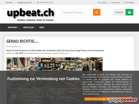 upbeat.ch - UP BEAT - Musikhaus seit 1990