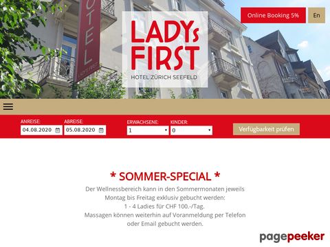 Ladys First design hotel Zurich *** (ZH Kreis 8)
