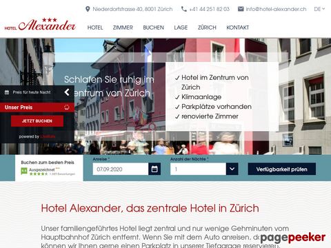 Hotel Alexander *** (ZH Kreis 1)