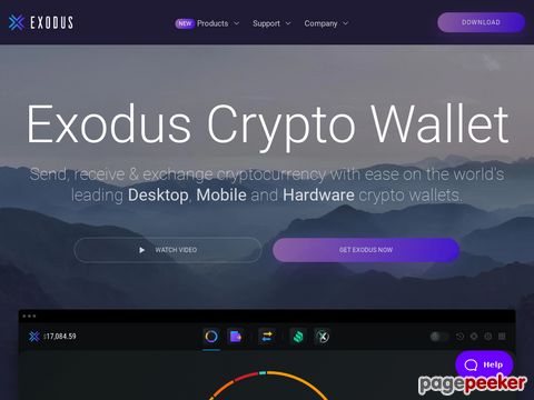 Exodus : Manage Blockchain Assets on your desktop