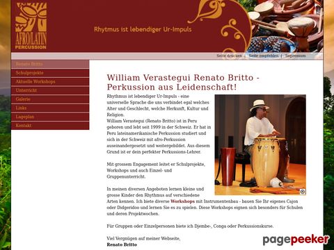William Verastegui - Percussion Workshops