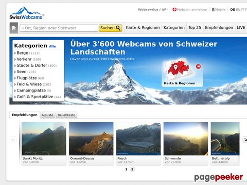 swisswebcams.ch - Schweizer Wetterkameras