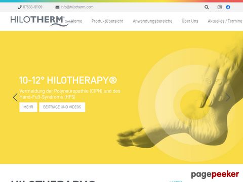 Hilotherapie - Alternative Schmerztherapie