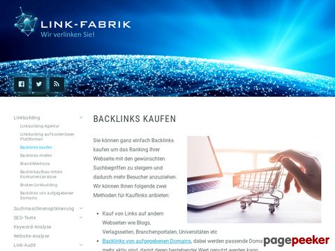 Backlinks kaufen Link-Fabrik AG
