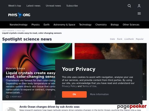PhysOrg.com: latest science and technology news