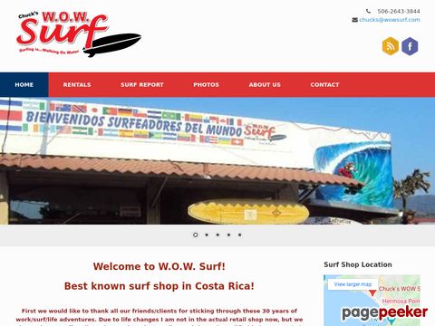 wowsurf.com - The largest surf shop in Costa Rica!