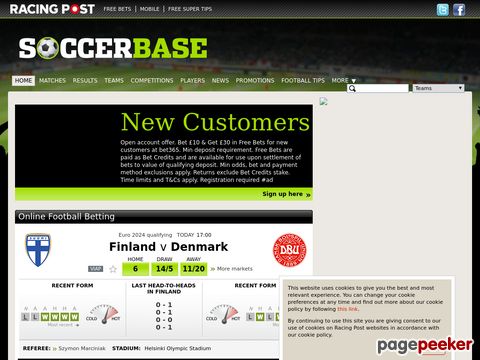 soccerbase.com - The Internet Soccer Database