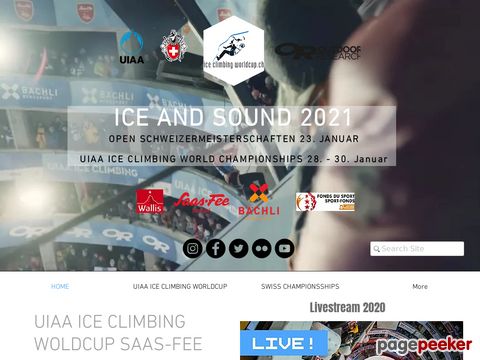 Ice Climbing Worldcup - Saas-Fee - Saastal (Switzerland)