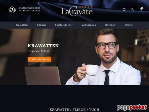 LaCravate - Krawatte kaufen - Krawatten Shop - Fliegen, Schals, Accessoires, online shopping