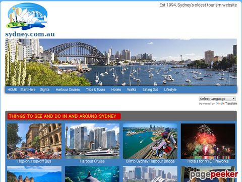 Sydney the Harbour City : Sydney Harbour Bridge : Sydney Opera : Taronga Zoo : Blue Mountains : Darling Harbour