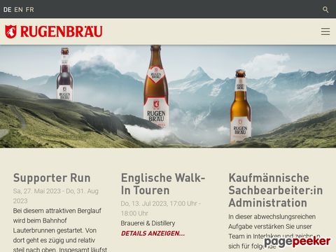 Rugenbräu AG - Distillery - Rarität aus dem Berner Oberland
